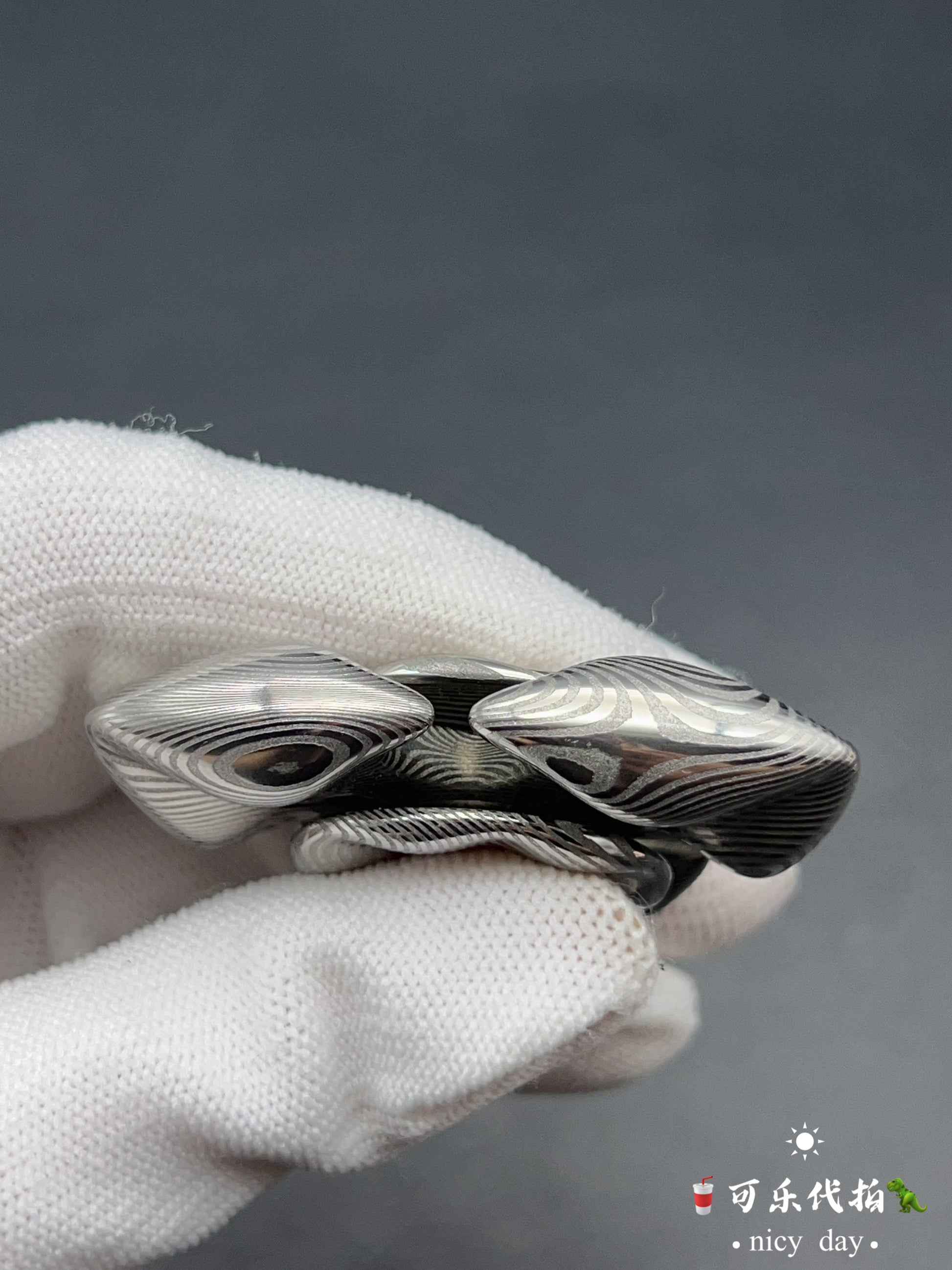 Fat Squid Damasteel