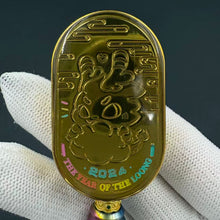 Ling Yun 3.0 Stainless Steel Gold Plated Resin-Sealed