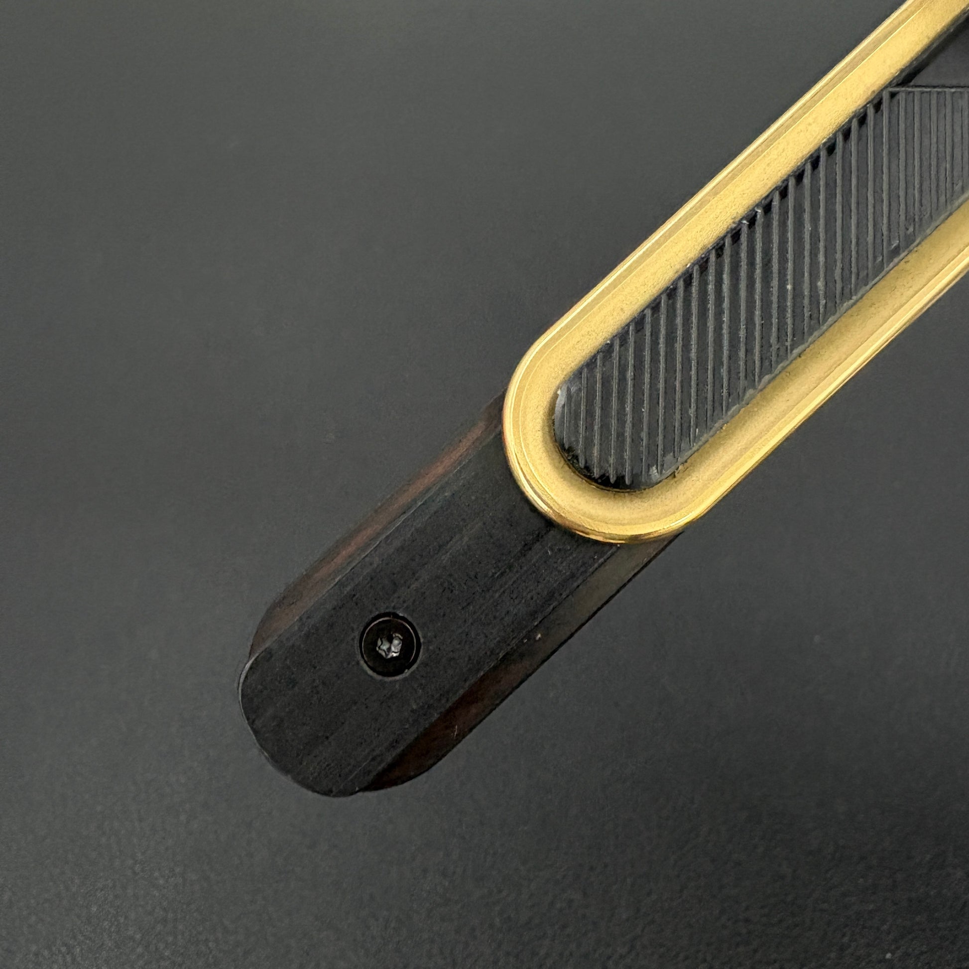 Spice Pin Brass PEI African Blackwood