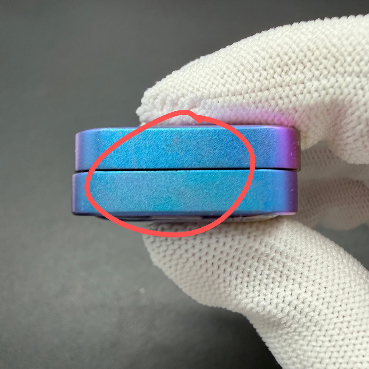 Price Tag Nine Palace Titanium Color-Anodized
