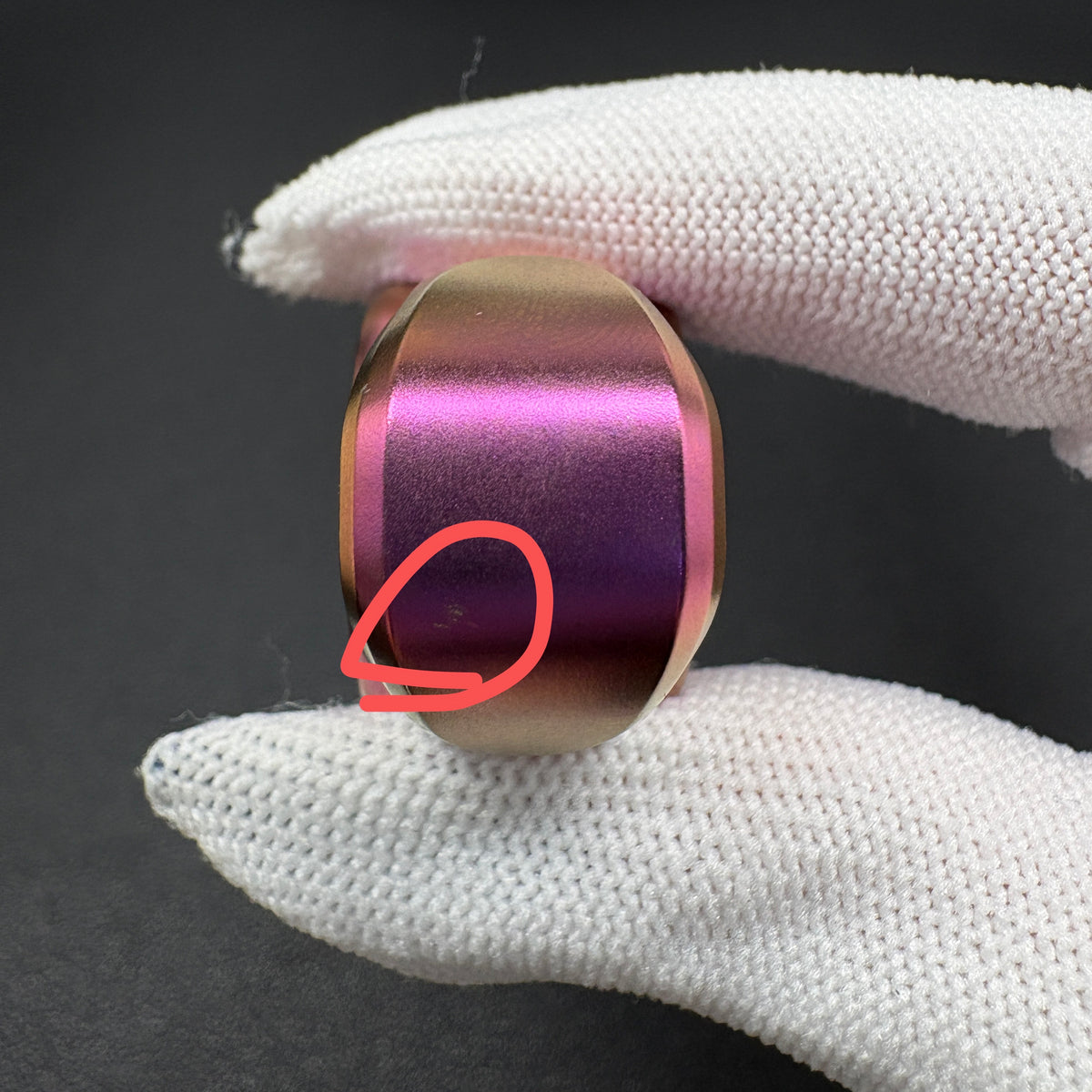 Pan Yixian Zirconium Anodized Brushed