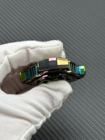 Triple Leaf Ignition Shell Opening Zirconium Engraved Polished