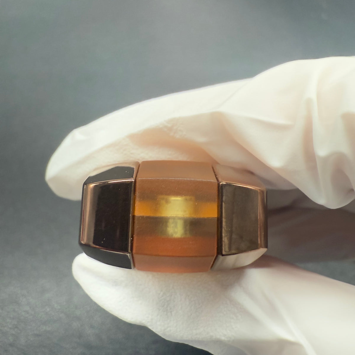 Amber Tenon Stainless Steel PVD Coated