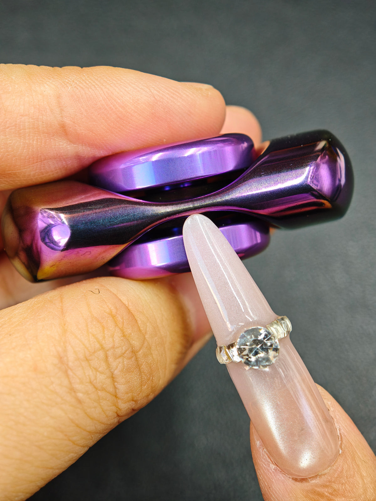 Origin Point Tungsten Color-Anodized Polished