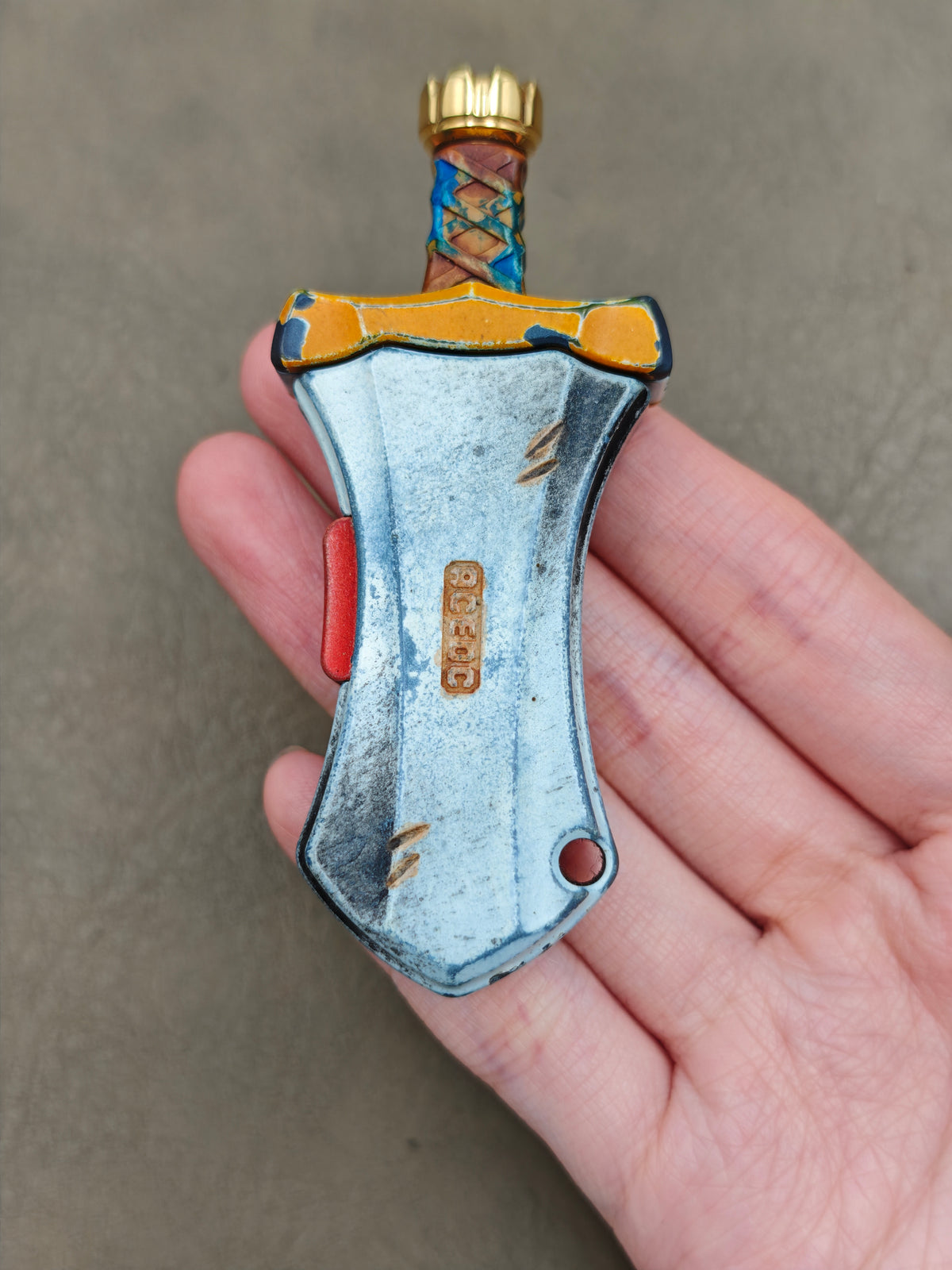 Master Sword Titanium Gold Plated Color-Anodized