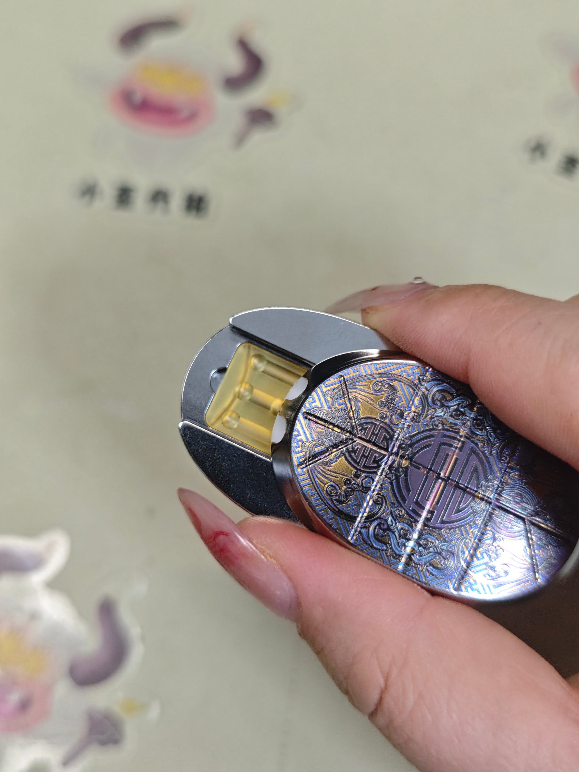 New Year Fortune Pendant Titanium