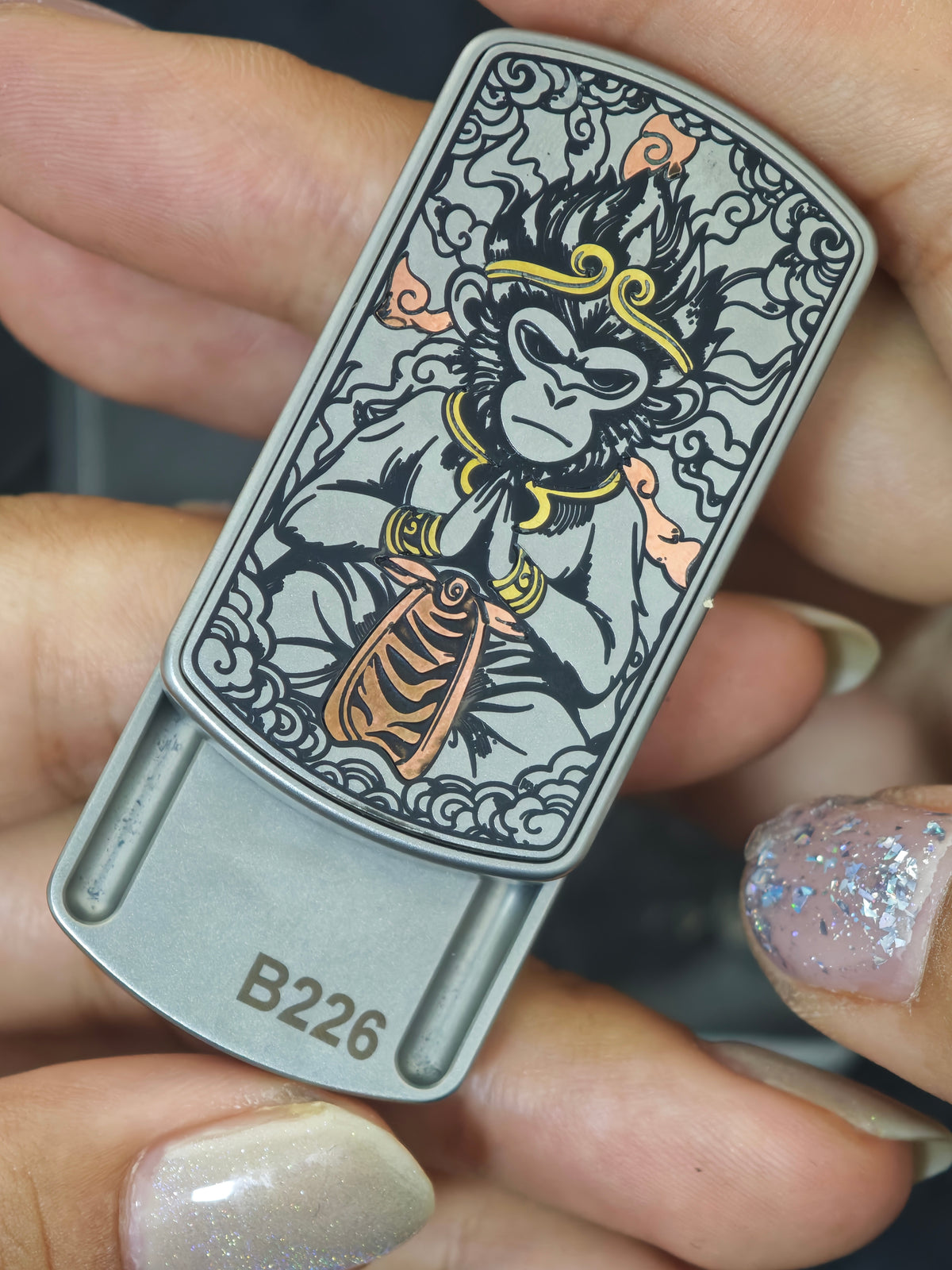 Root Three Titanium Engraved