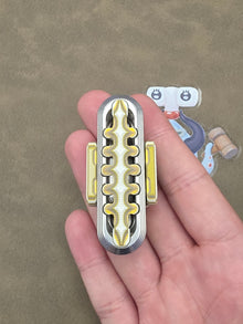EXOSKELETON G10 Yellow Grey White Bone Core Stainless Steel