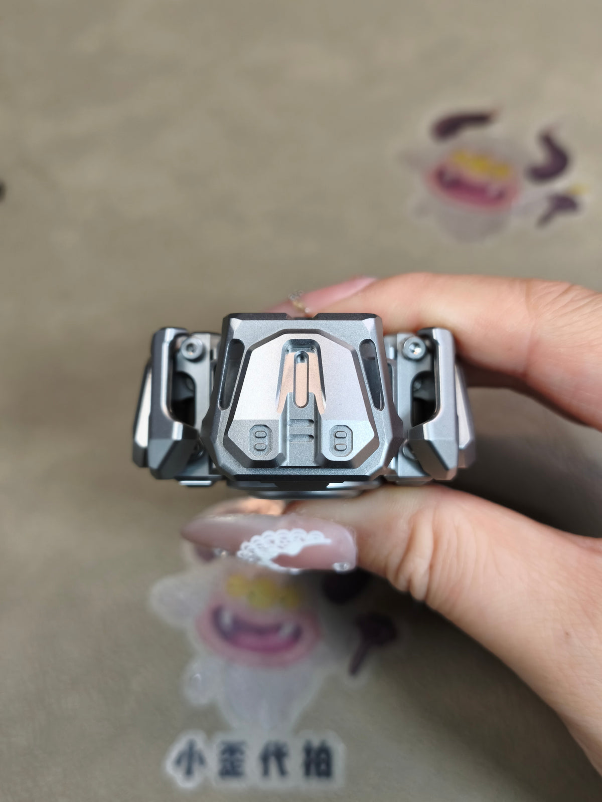 Ancient Iron Shell Opening Titanium Blasted