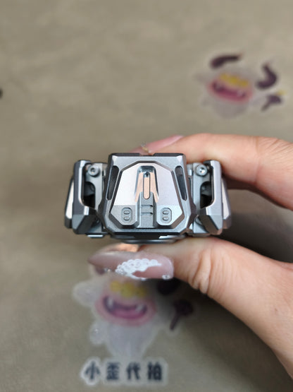 Ancient Iron Shell Opening Titanium Blasted