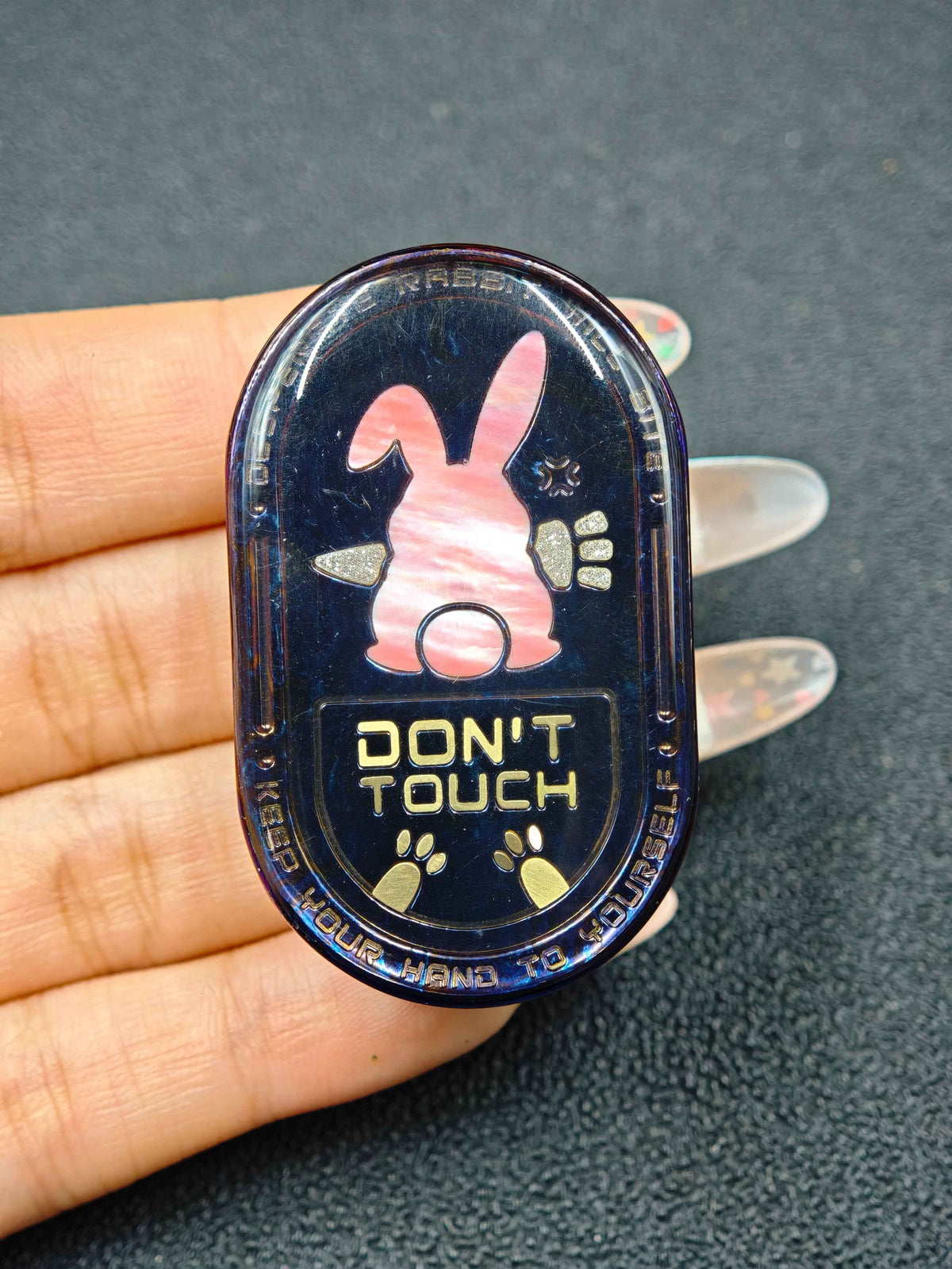 Grumpy Rabbit Rhythm MOP Titanium Mokuti