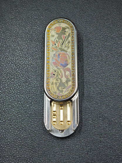 Ming Yin Titanium Engraved