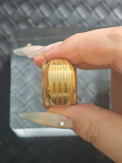Pan Yixian Copper Mokume
