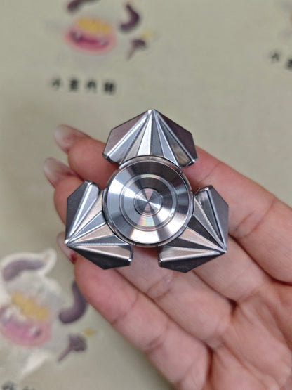 Tri Leaf Crossbone Stainless Steel