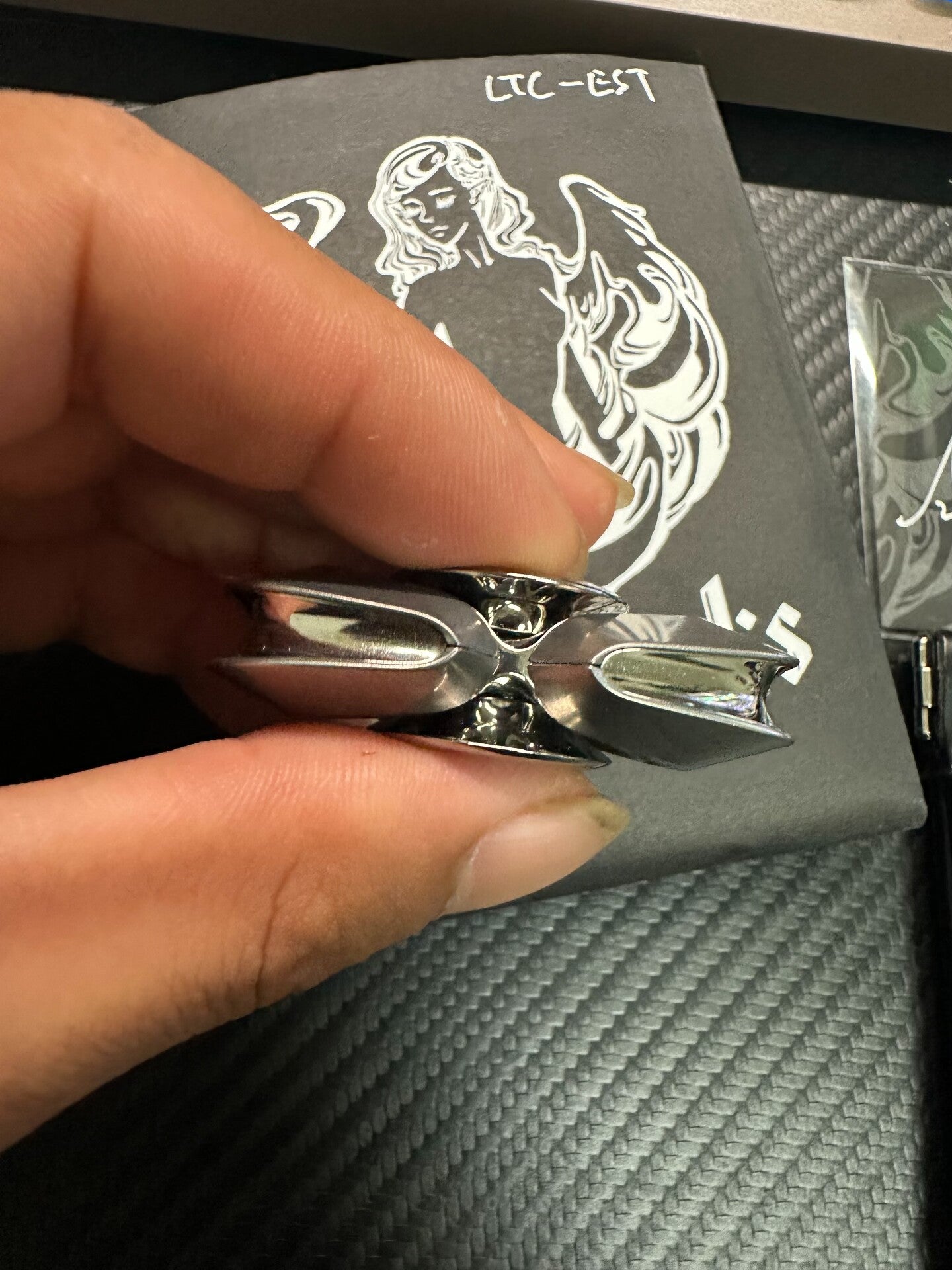 Lentic Stainless Steel Titanium