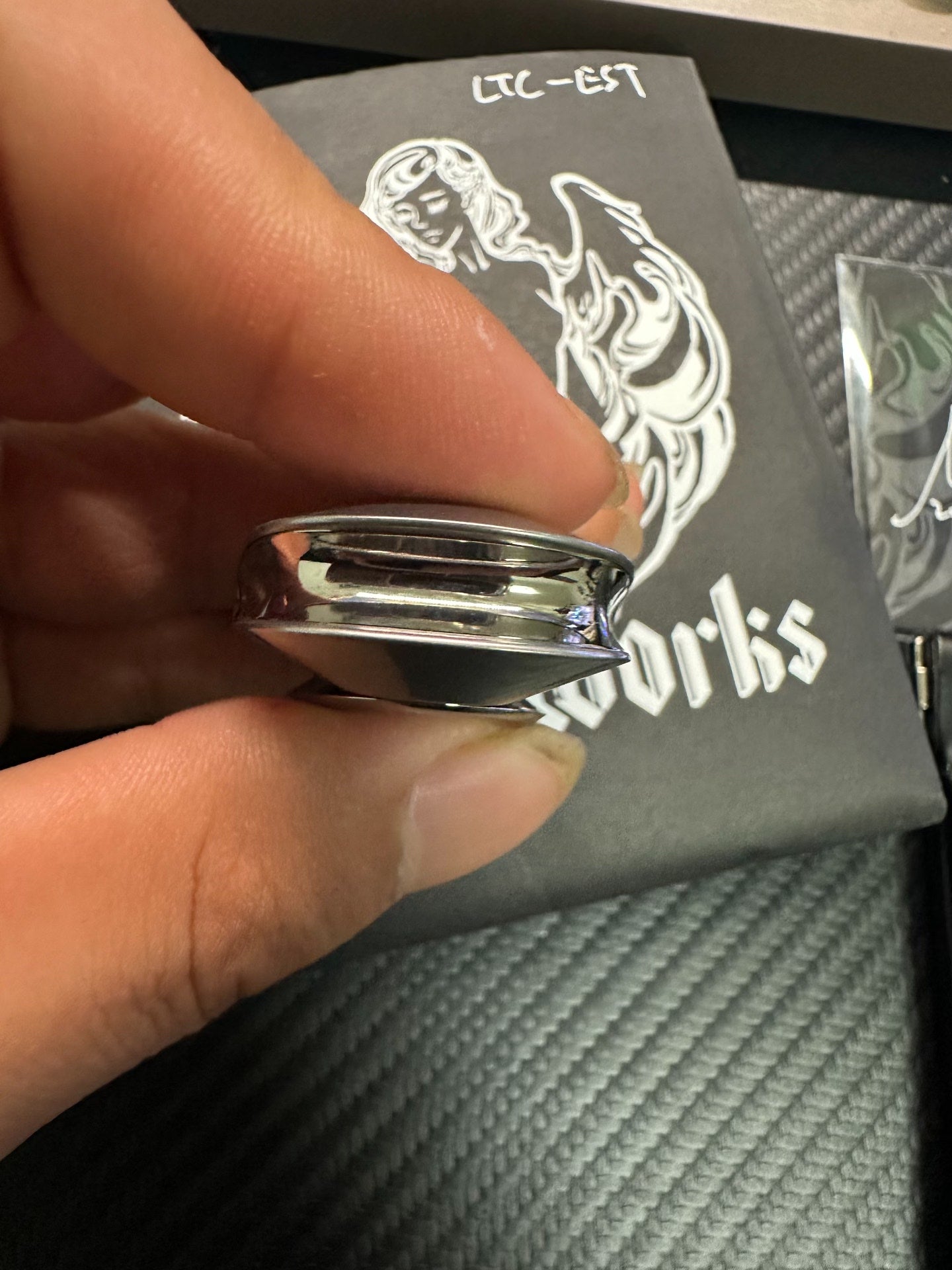 Lentic Stainless Steel Titanium