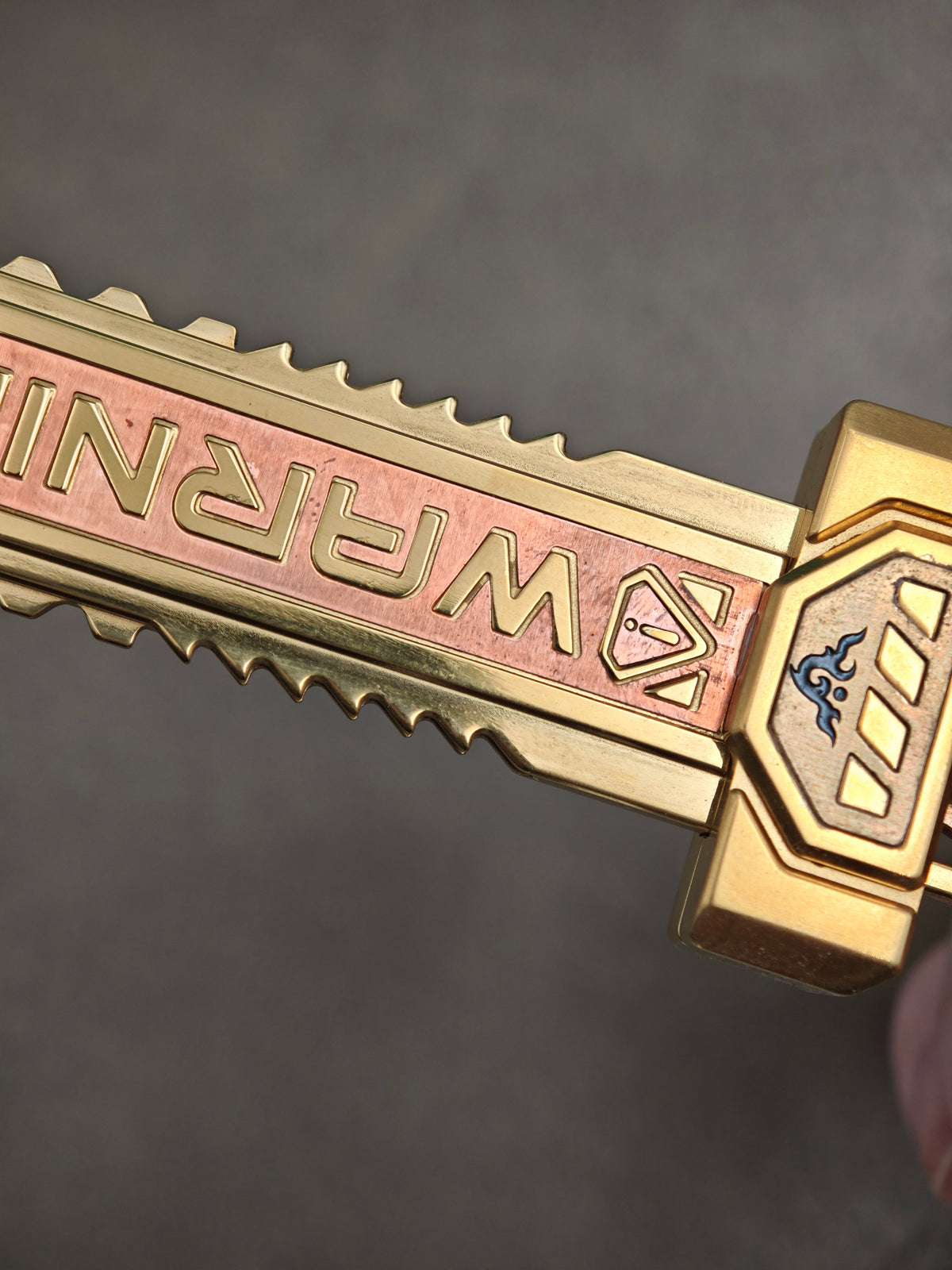 Sky Breaker Stainless Steel Gold Plated Resin-Sealed