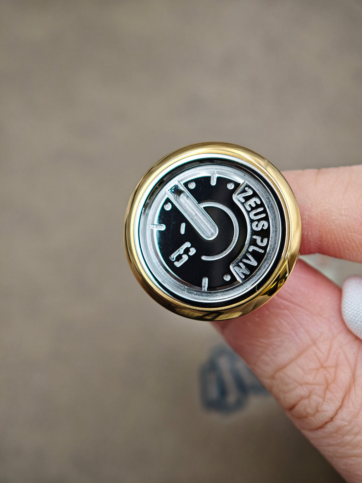 God of Time Stainless Steel Gold Plated