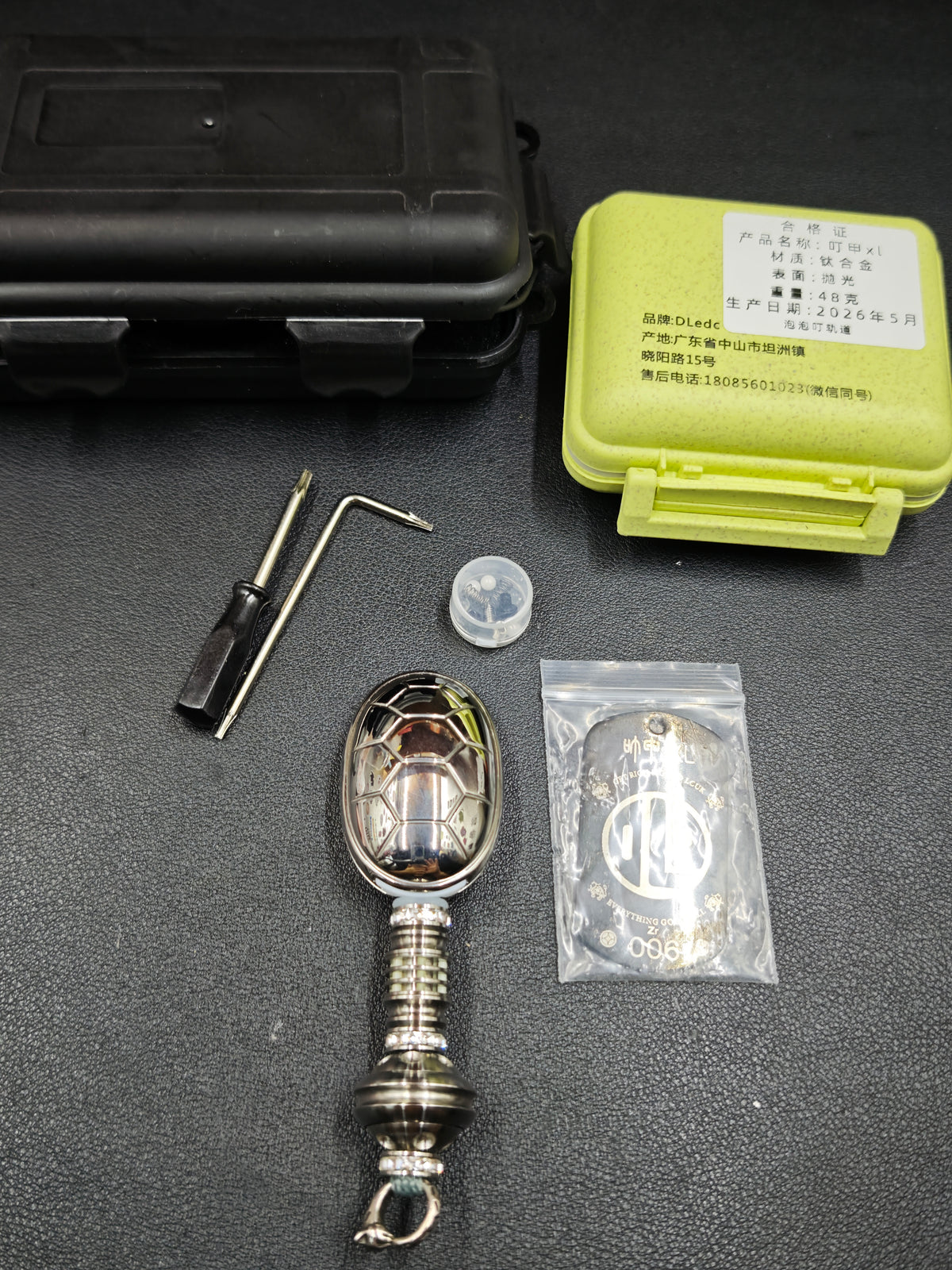 Jingle Beetle Titanium Polished