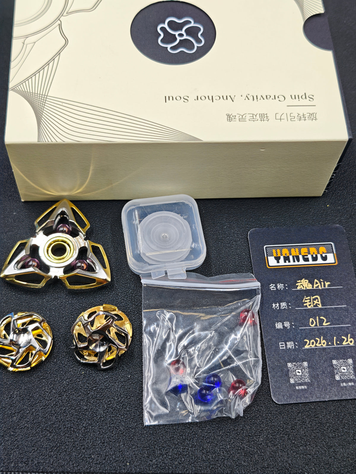 Twin Soul Air Stainless Steel Gold Plated
