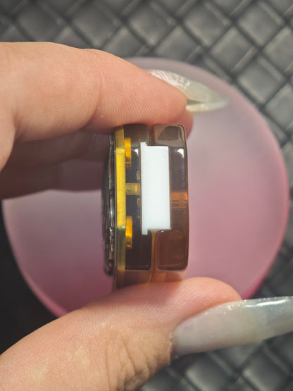 Red Brocade Horse PEI Polished