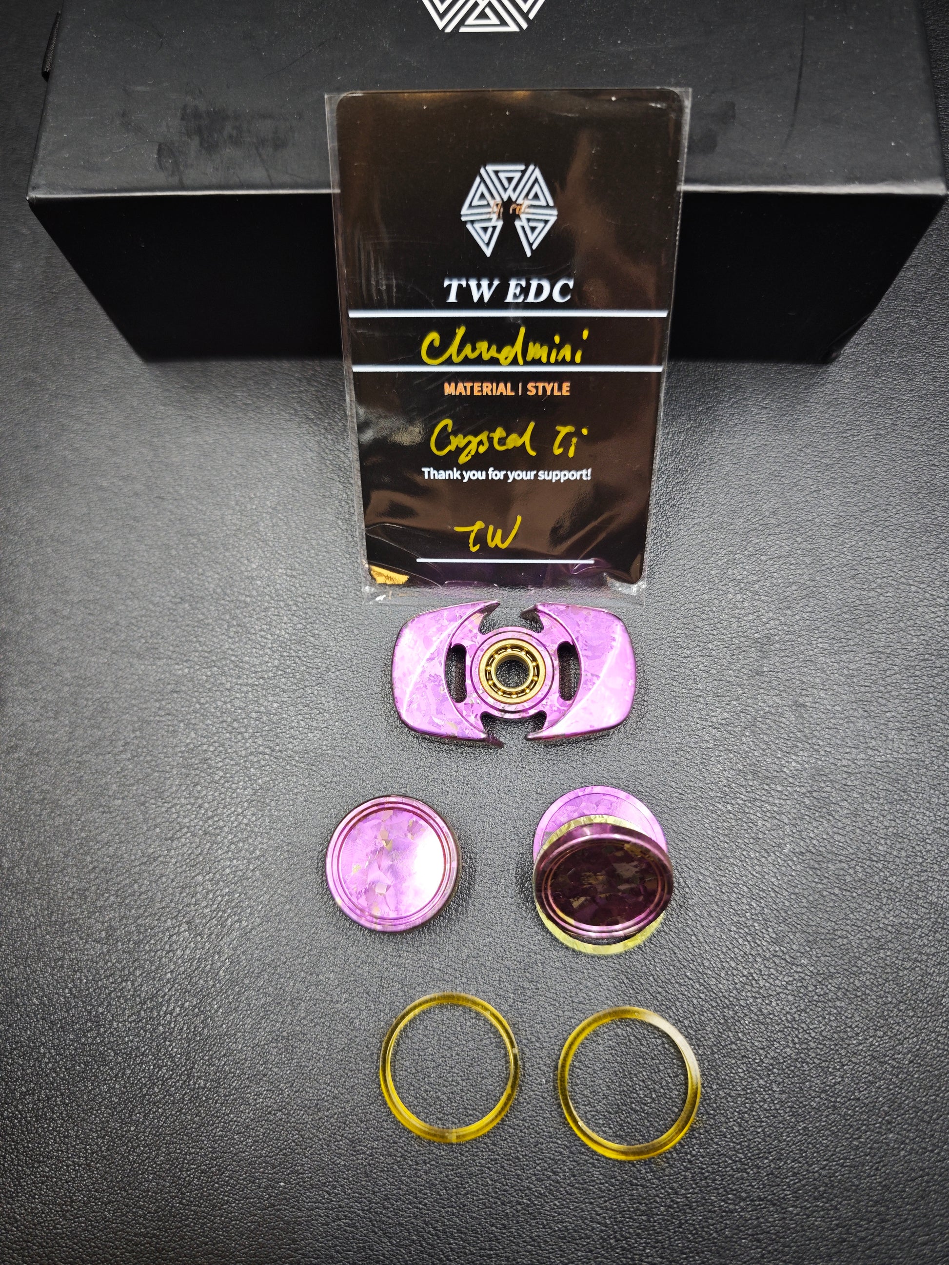 Spinner Crystallized Titanium