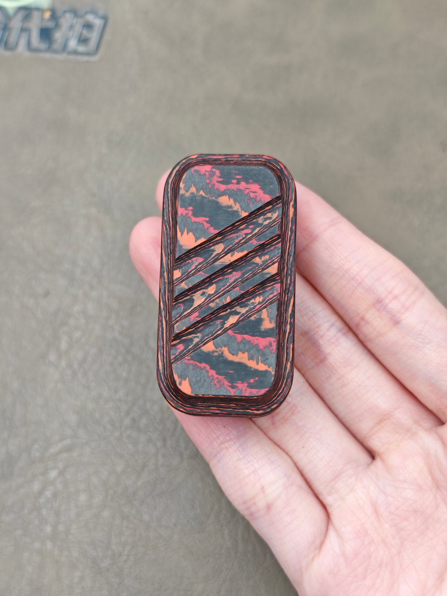 Lucky Candy Carbon Damascus