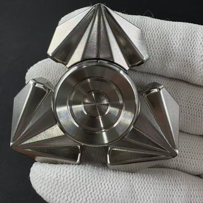 Tri Leaf Crossbone Titanium
