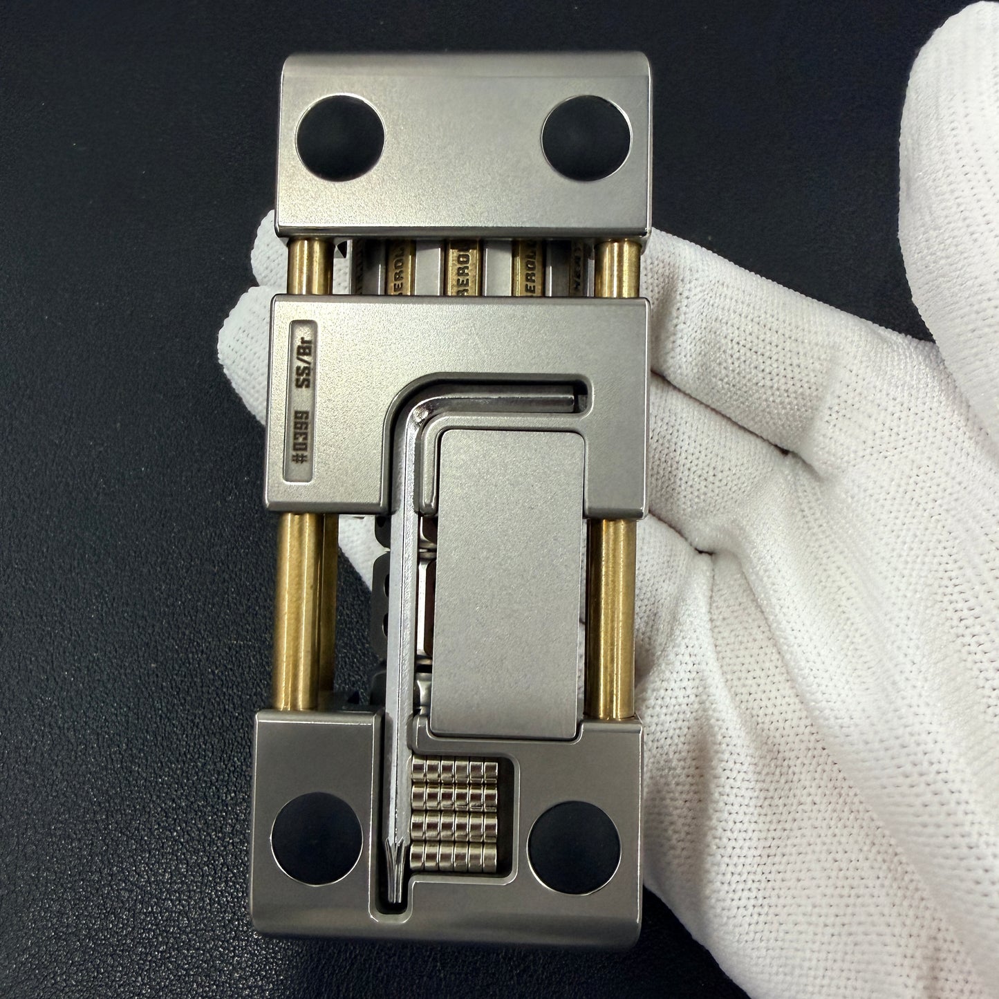 Jackpot 2.0 Deskset Brass Stainless Steel