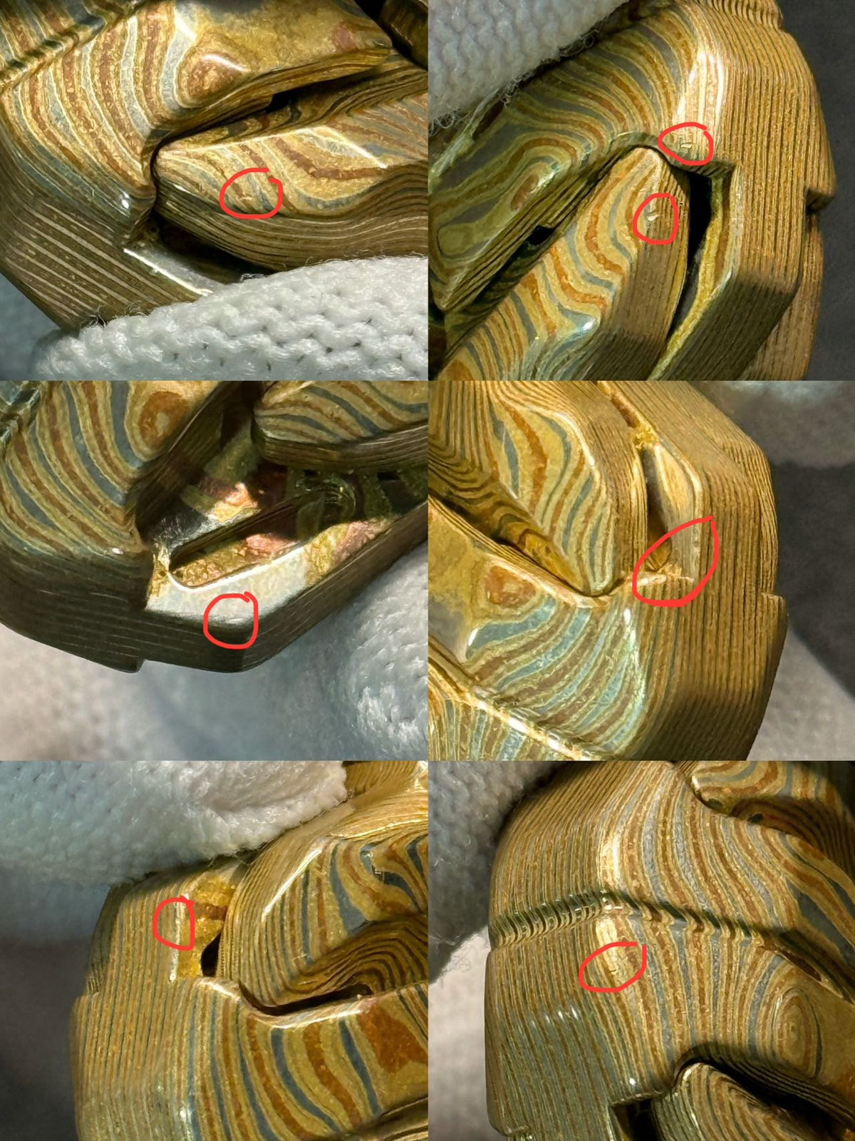 Armor Pie Shell Opening Mokume