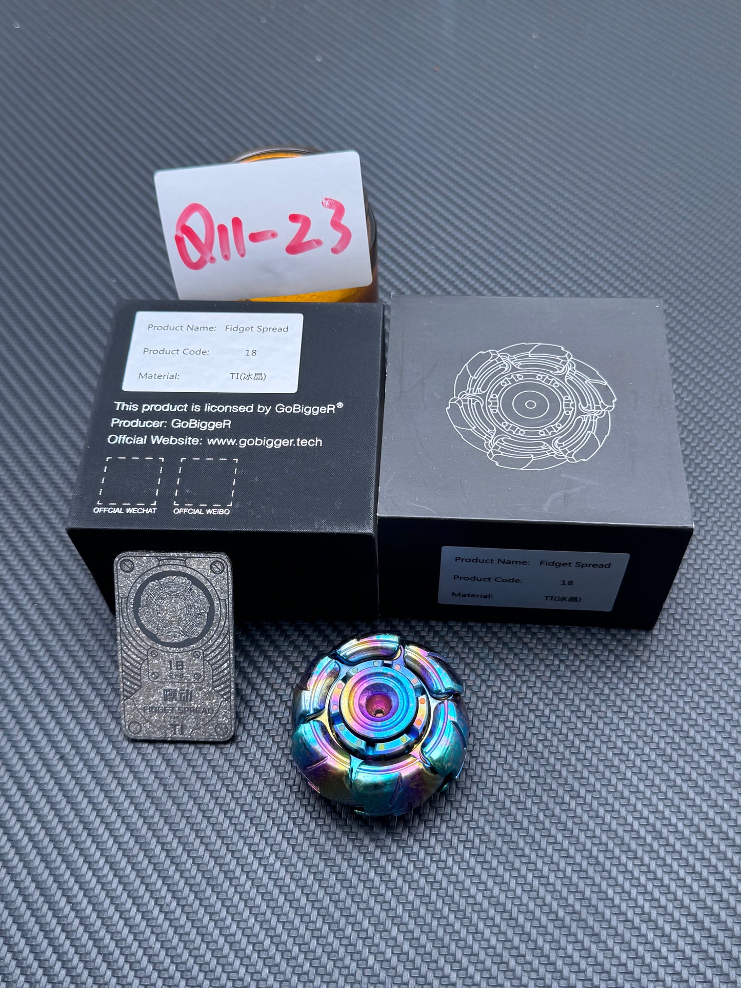 Pillbug Precision Machined Shell-Opening Metal Crystallized Titanium