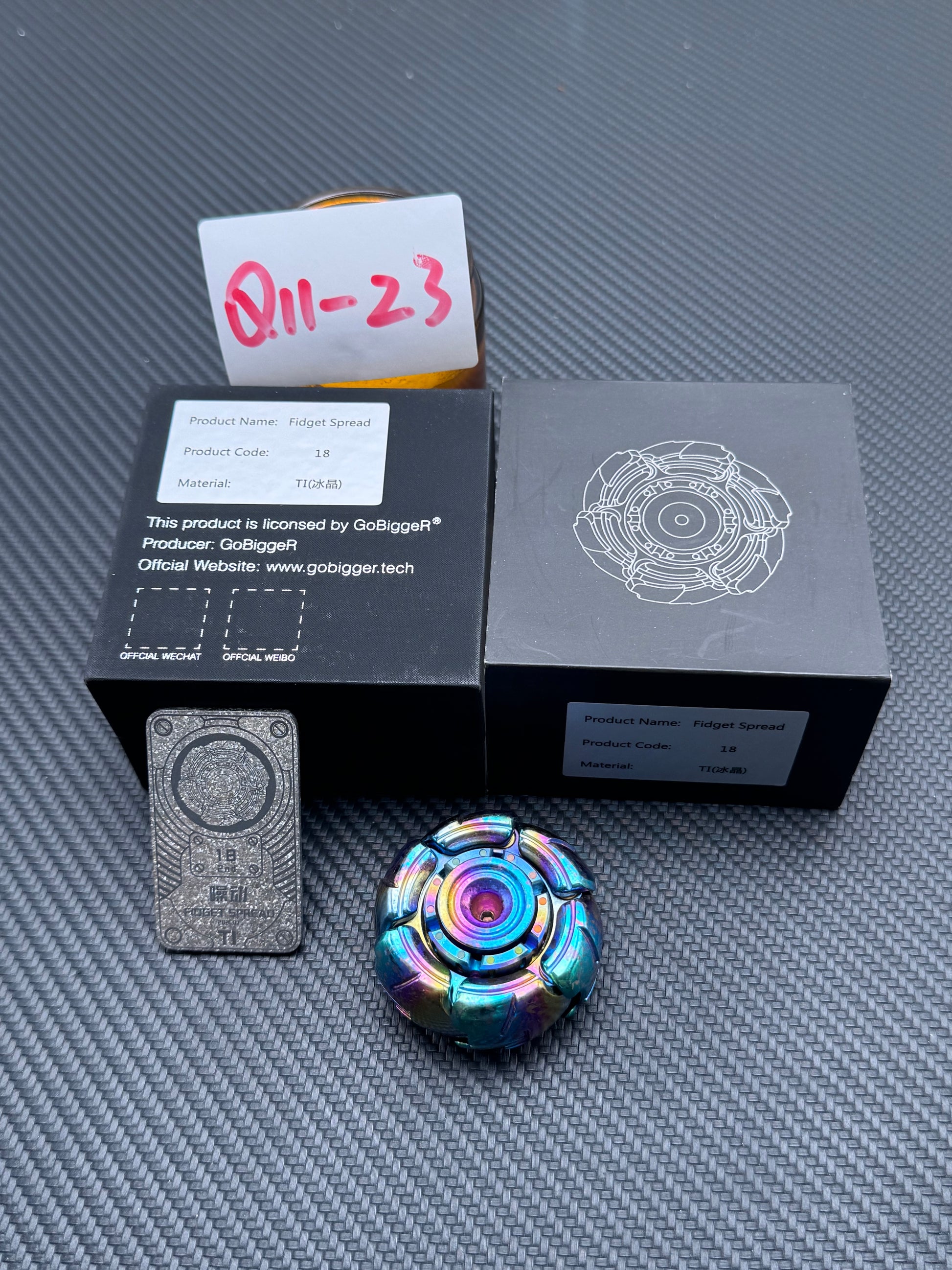 Pillbug Precision Machined Shell-Opening Metal Crystallized Titanium