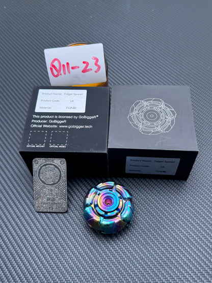 Pillbug Precision Machined Shell-Opening Metal Crystallized Titanium