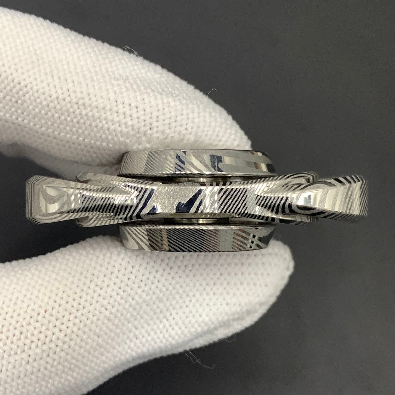 Zero 2.0 Damasteel Etched Polished
