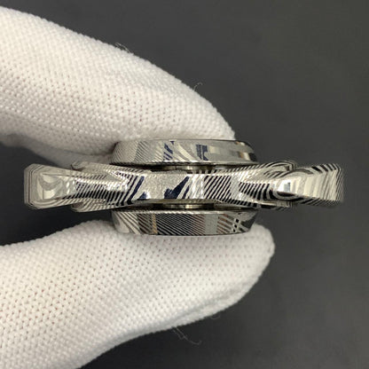 Zero 2.0 Damasteel Etched Polished