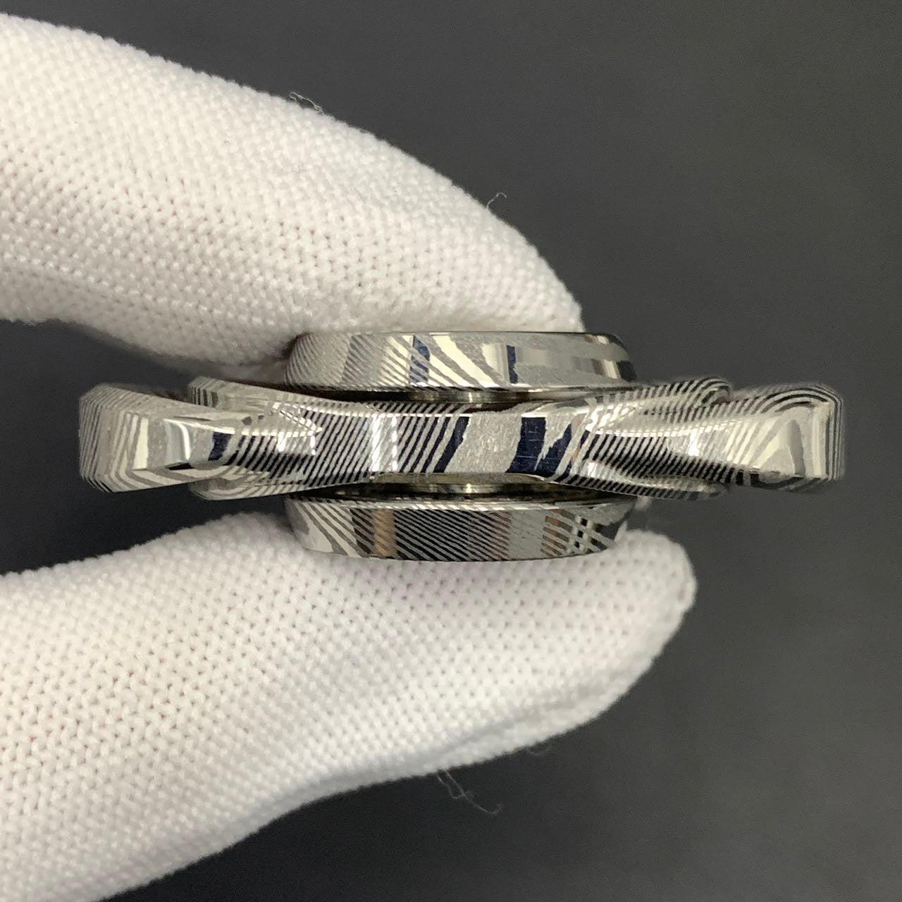 Zero 2.0 Damasteel Etched Polished