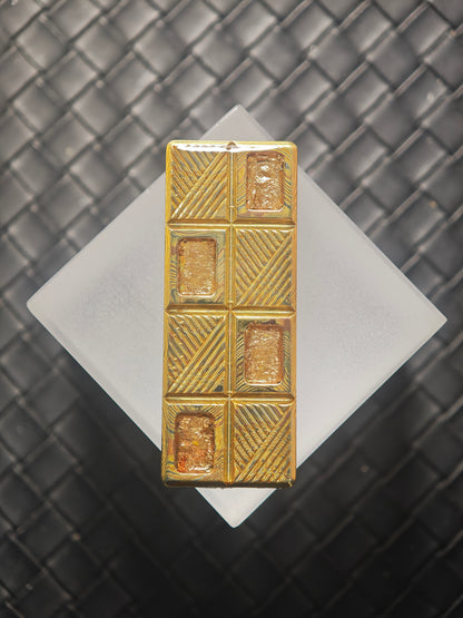 Wafer Mokume Resin-Sealed