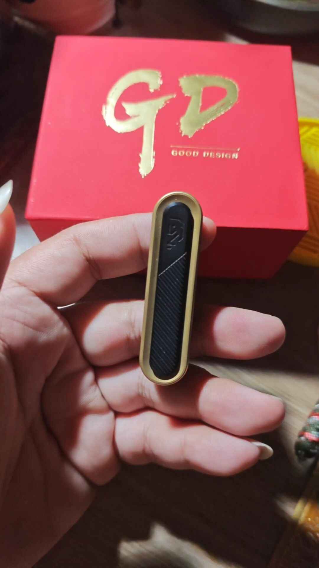 Spice Pin Brass African Blackwood