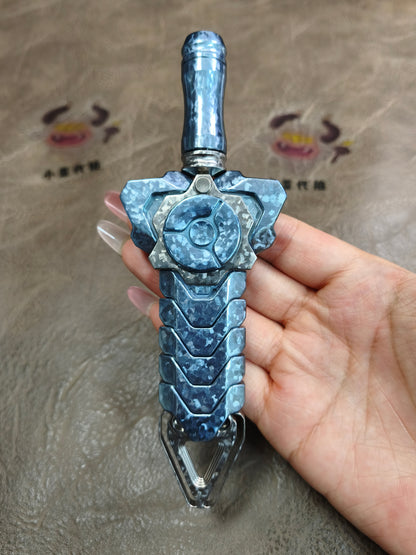 Rattlesnake Sword Titanium Color-Anodized