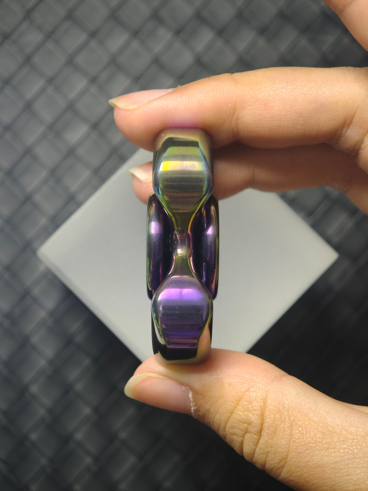 Three-Leaf Horizon Tungsten Color-Anodized