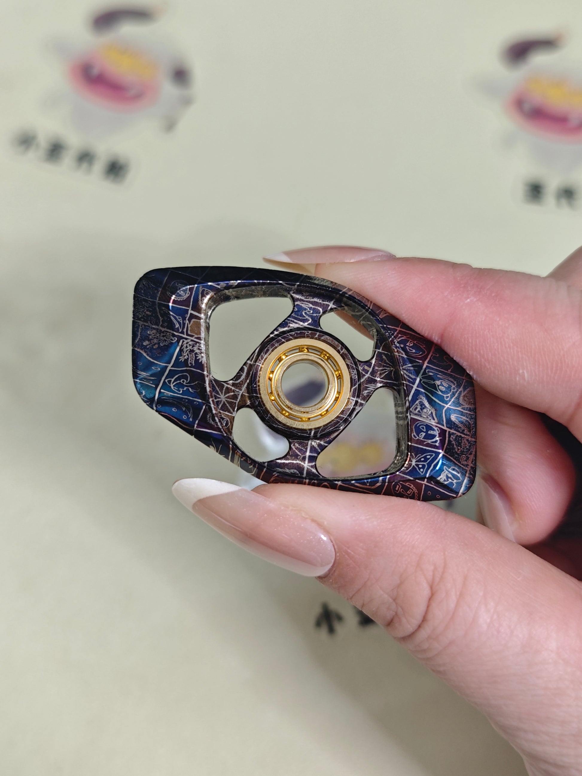Phantom Dual Leaf Damasteel