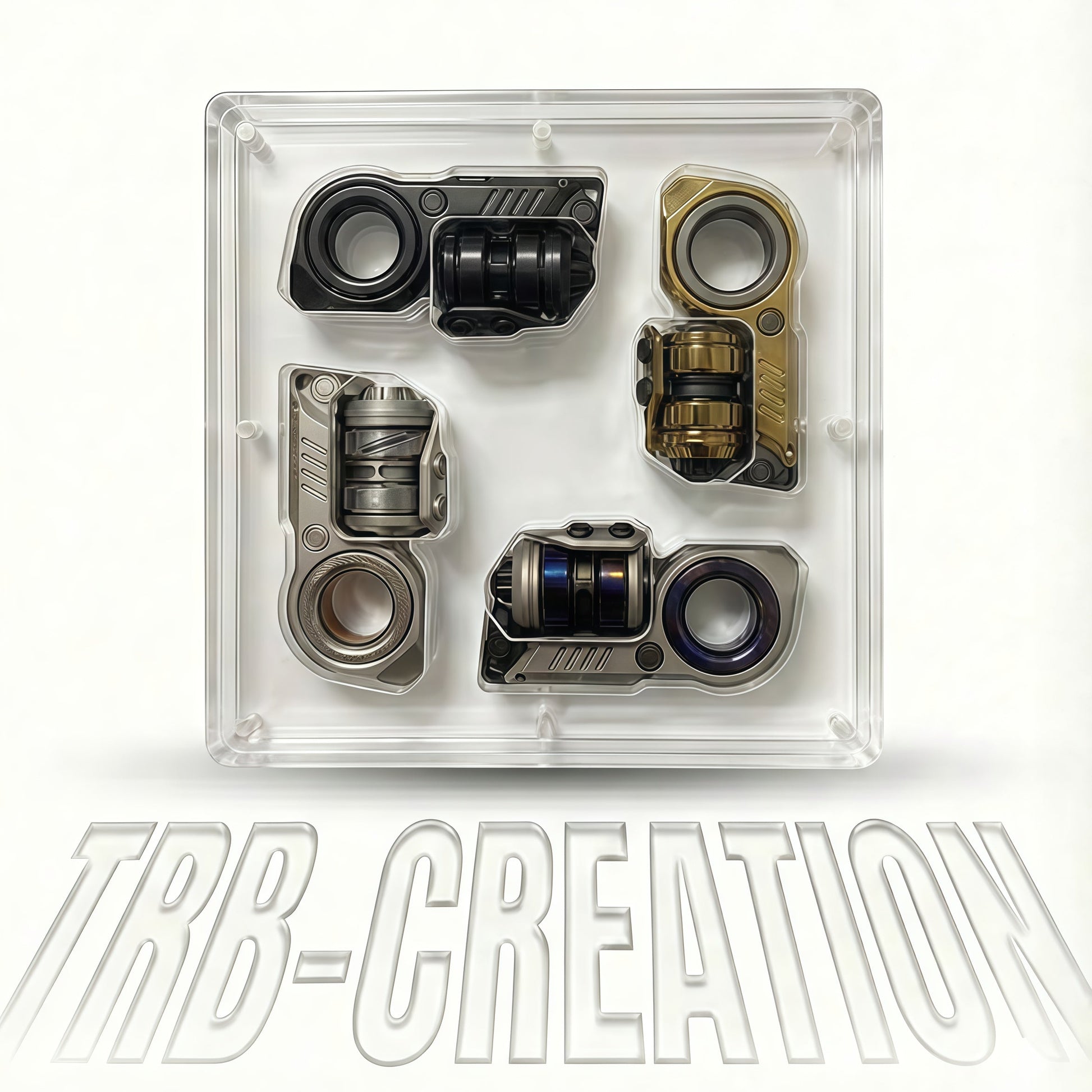 GobiggeR Sinian Display Case 4 Slots (Toys Not Included)