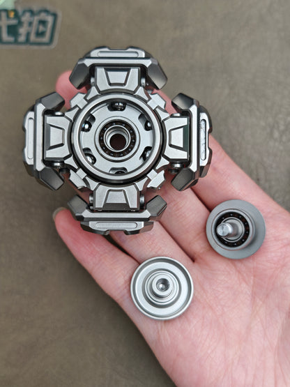 Ancient Iron Shell Opening Titanium Polished