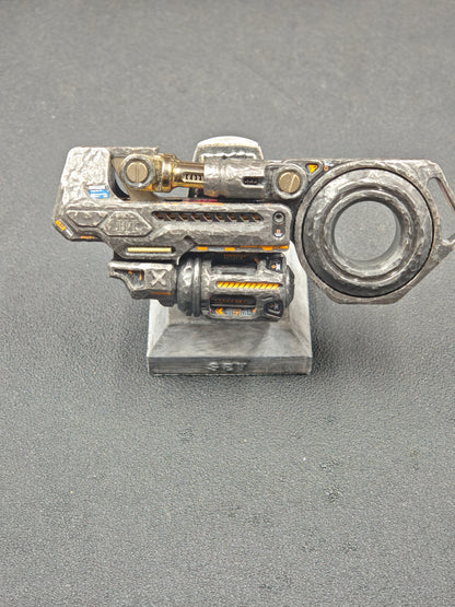 Time Knight 3.0 Titanium Stone Textured Engraved
