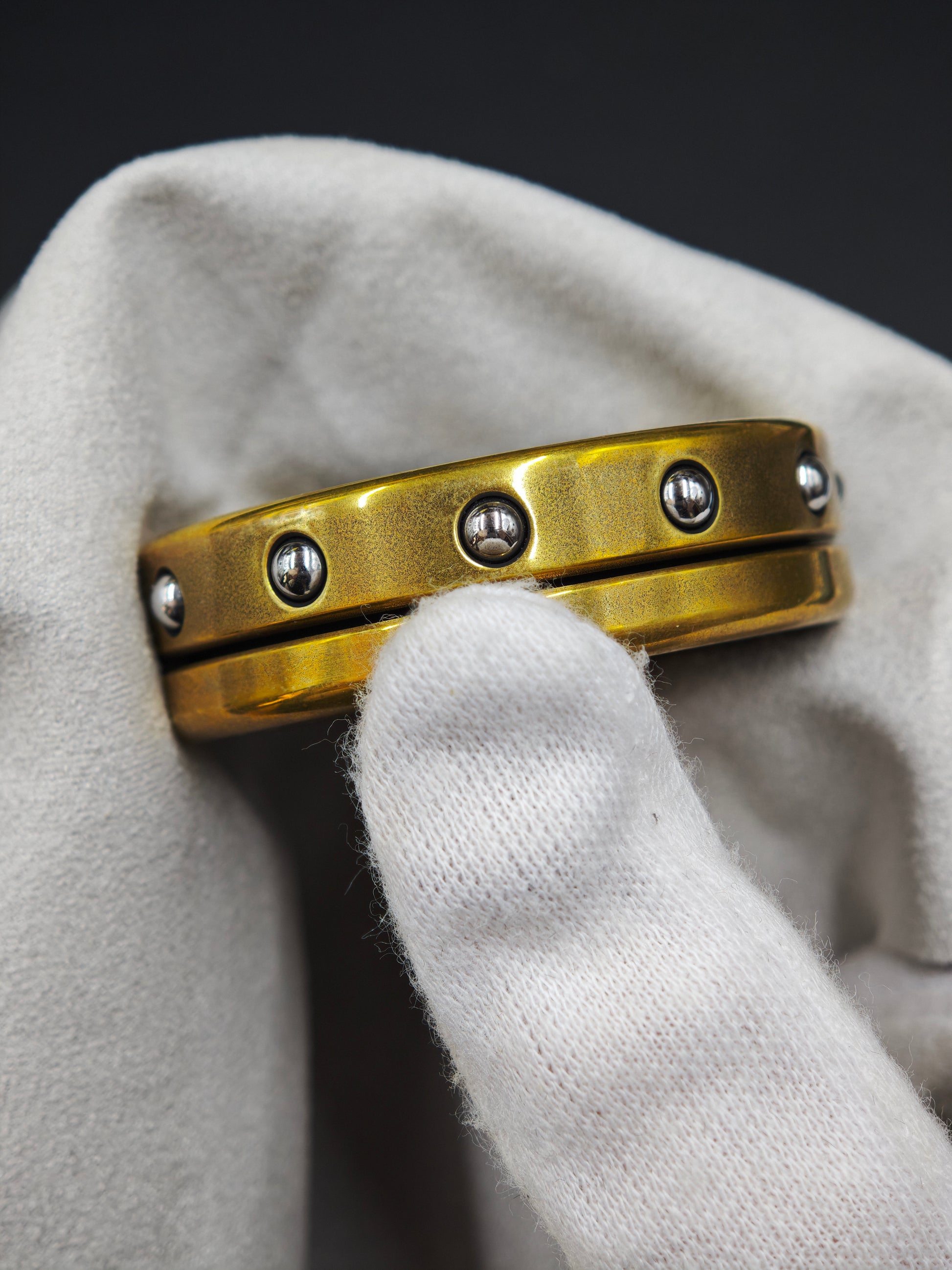 Dealer Button Brass