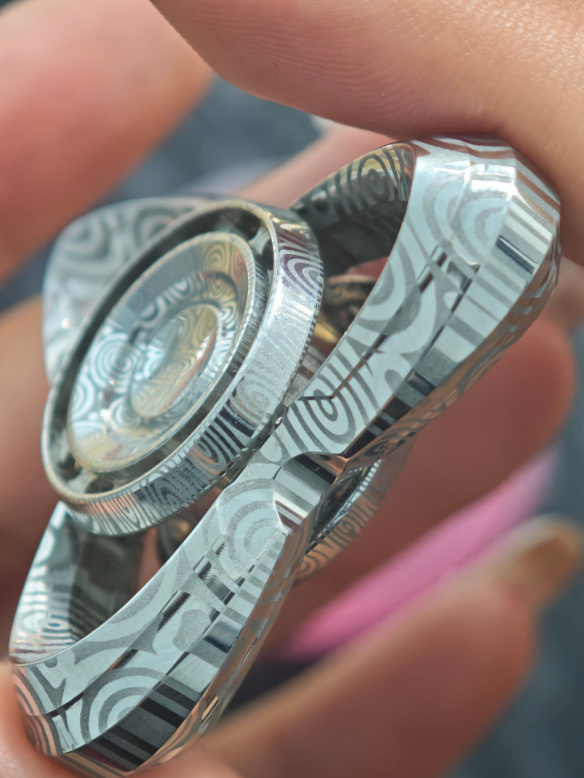 Cat's Eye Damasteel
