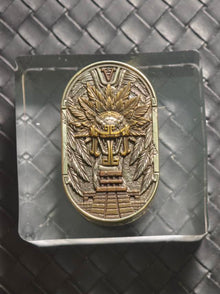 Maya Quetzalcoatl Wave Brass