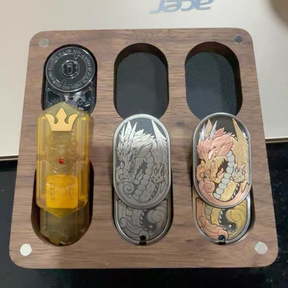 Groove/ Mix Wooden Display Case Base (Required): 6 Slots (Toys Not Included)