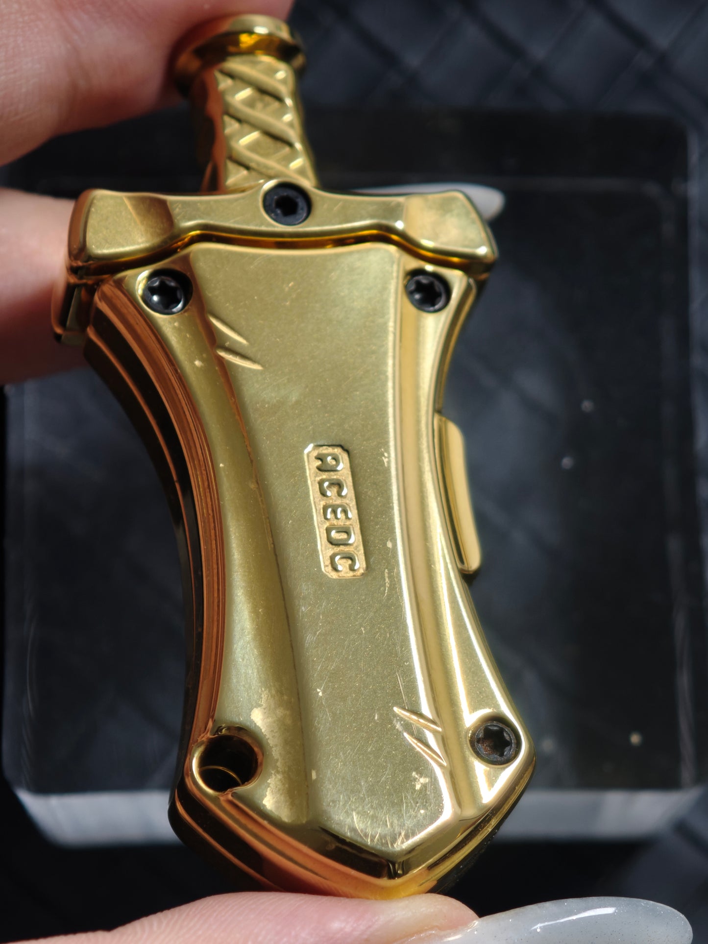 Master Sword Stainless Steel Gold Plated
