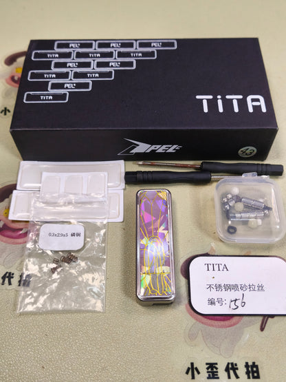 Tita Stainless Steel Resin-Sealed Blasted Brushed